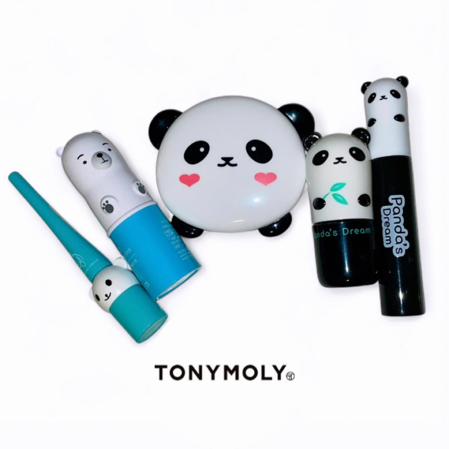 Tonymoly bear collectible empties for display