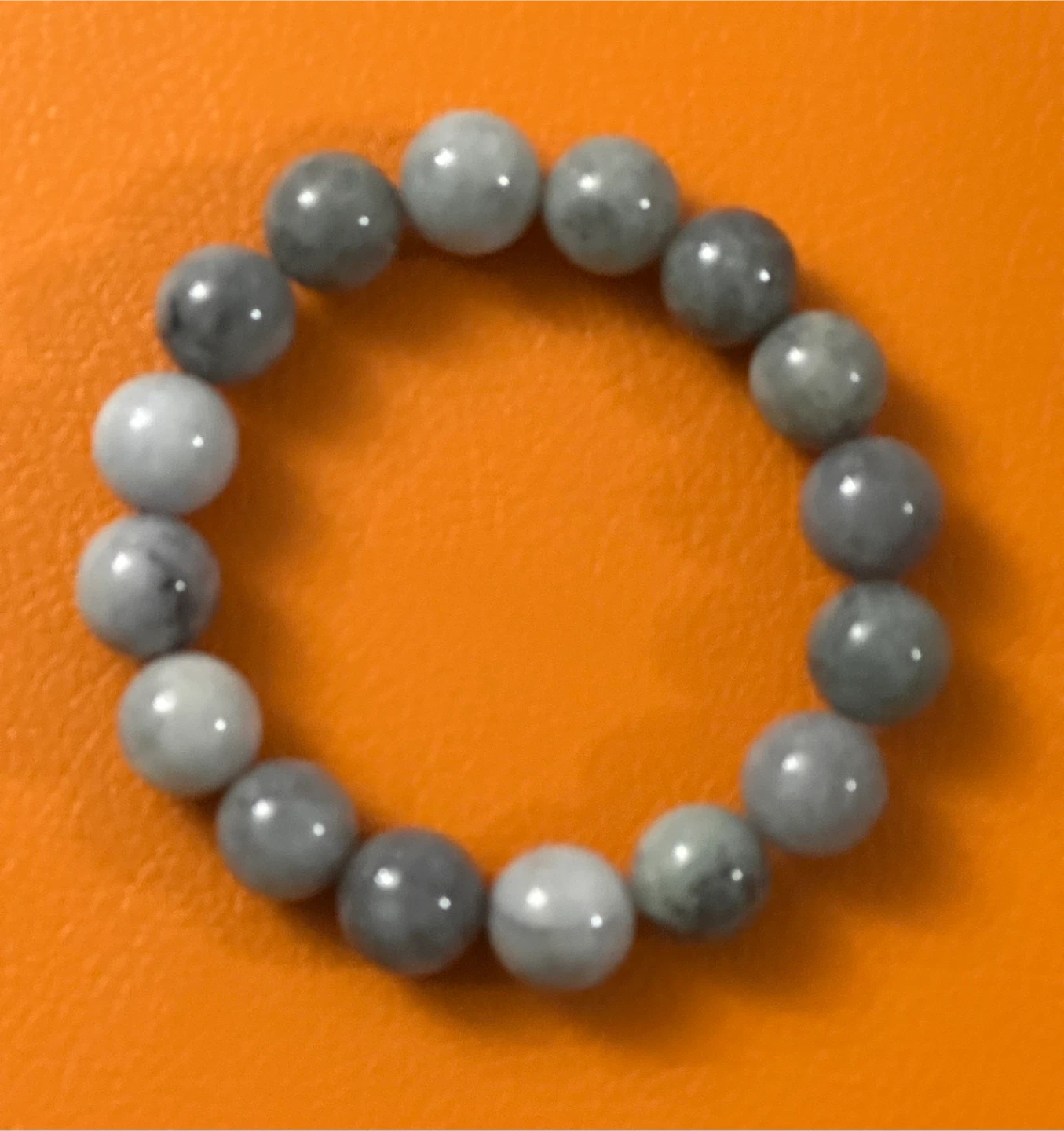 Jade authentic Wuji Jade Bead Bracelet - 12.6 mm - photo 2