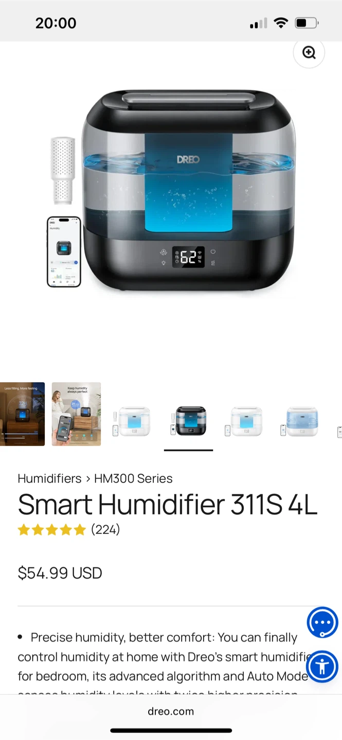 Dreo Smart Humidifier 311S 4L - photo 3