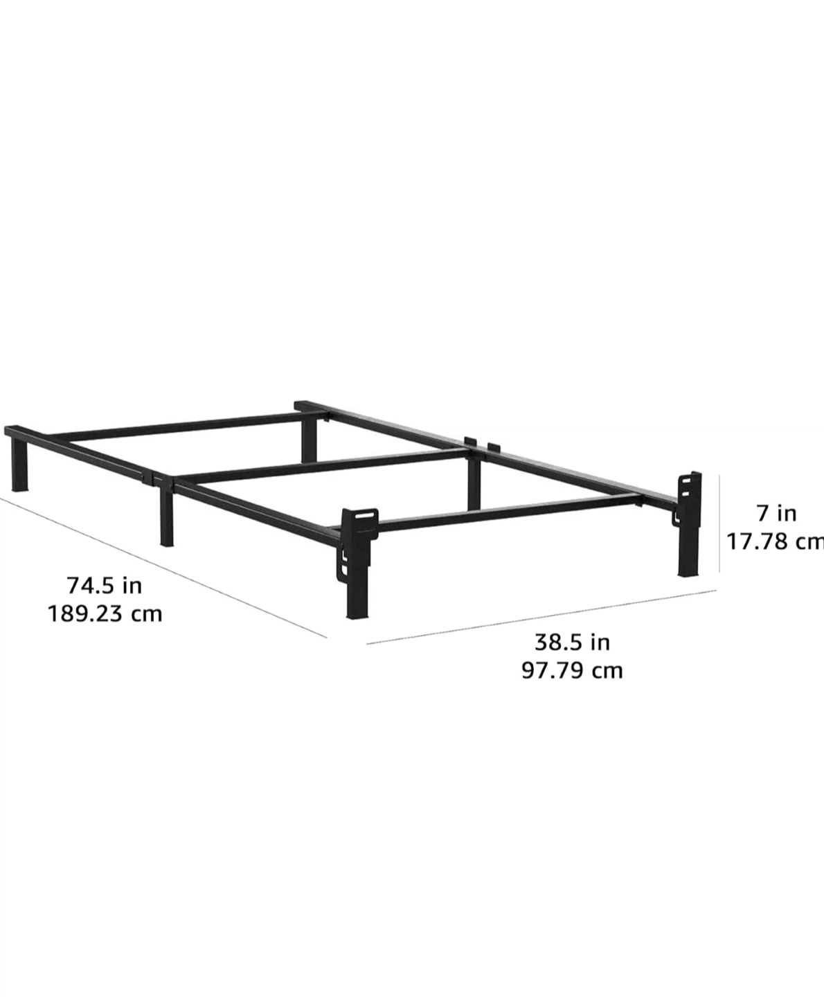 Amazon Basics Metal Twin Size Bed Frame