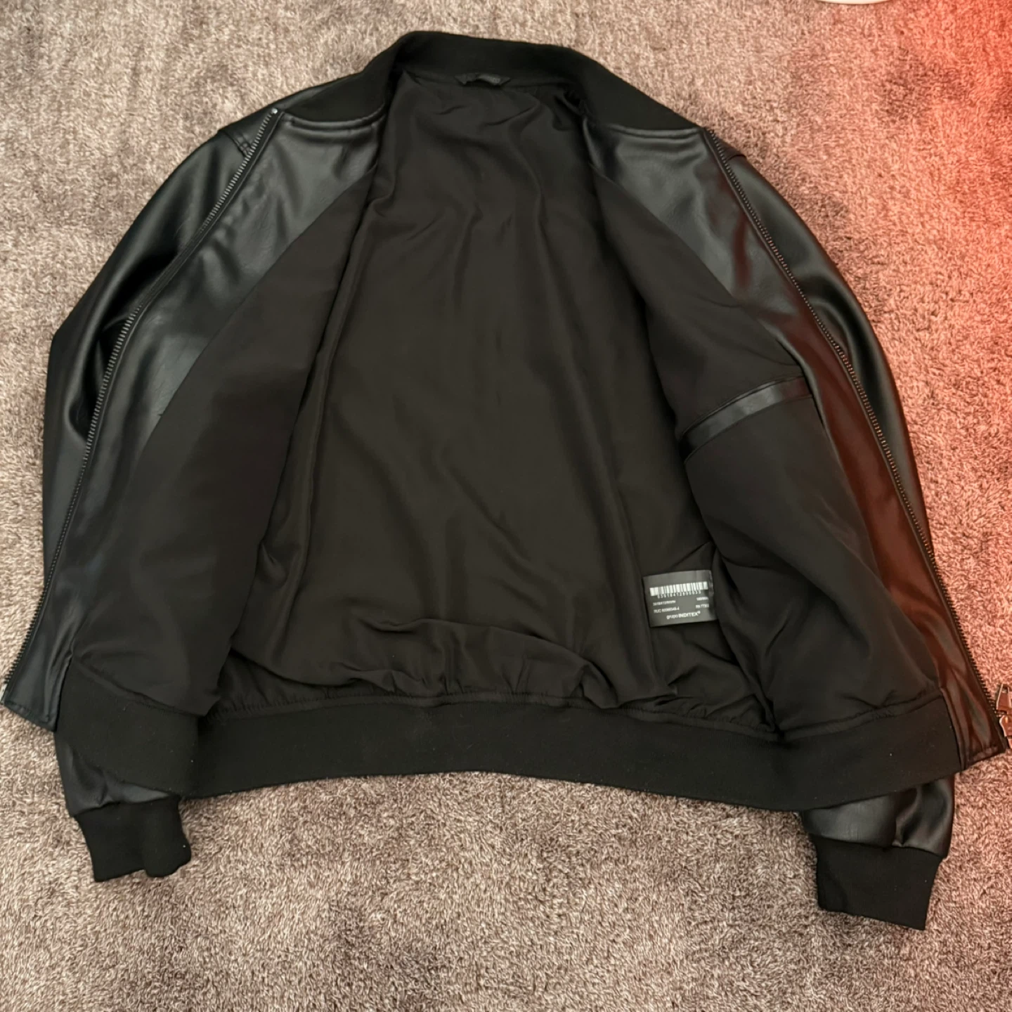 Zara Faux Leather Jacket - photo 2