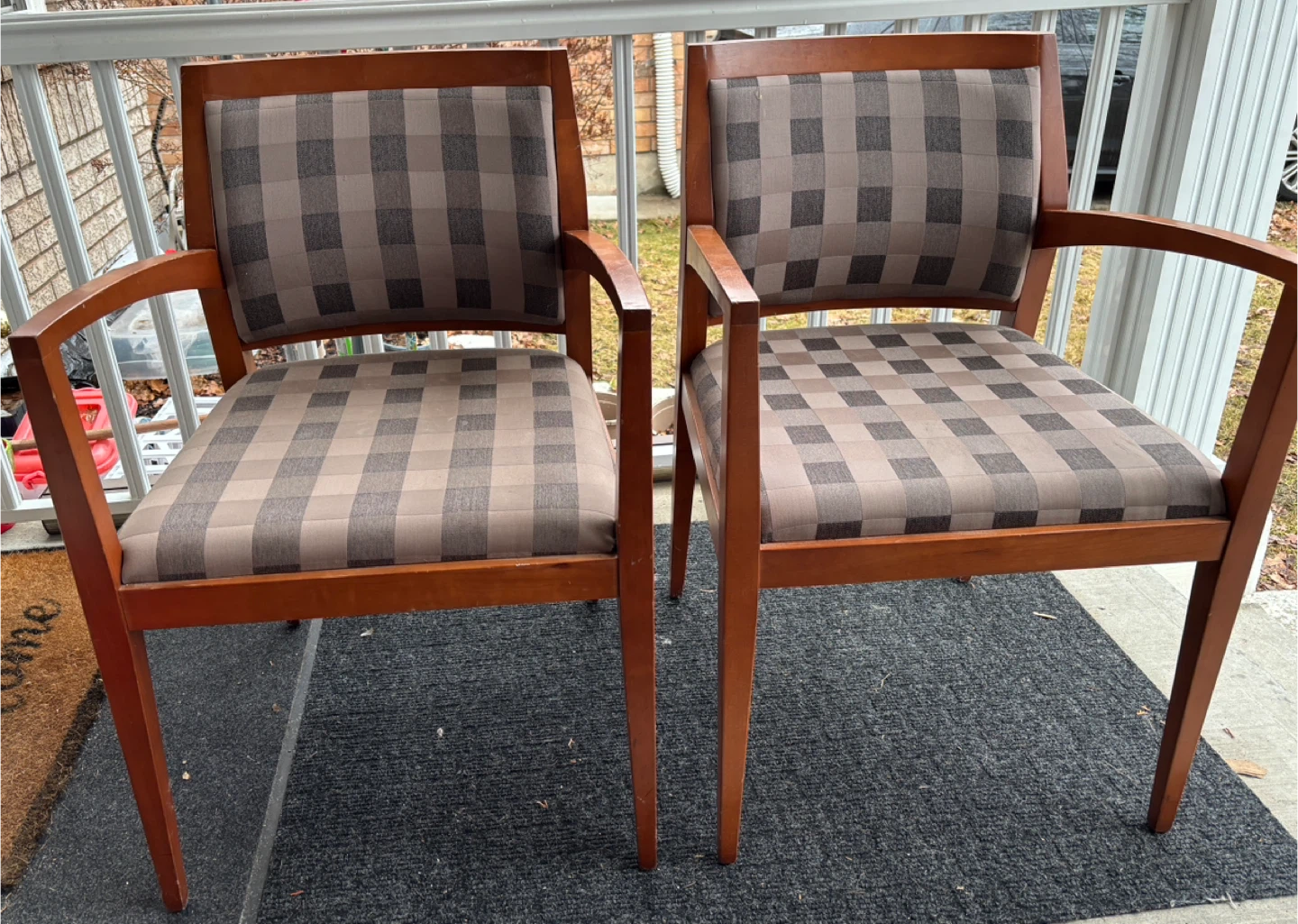 Beautiful Wooden Spence Armchairs (2 available) - photo 2