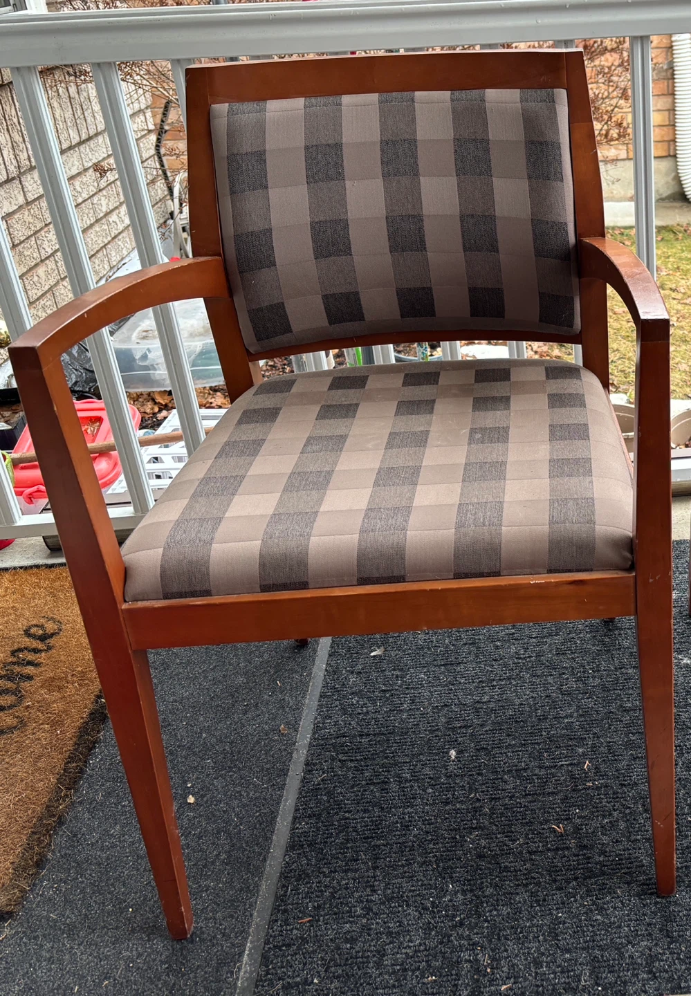 Beautiful Wooden Spence Armchairs (2 available)