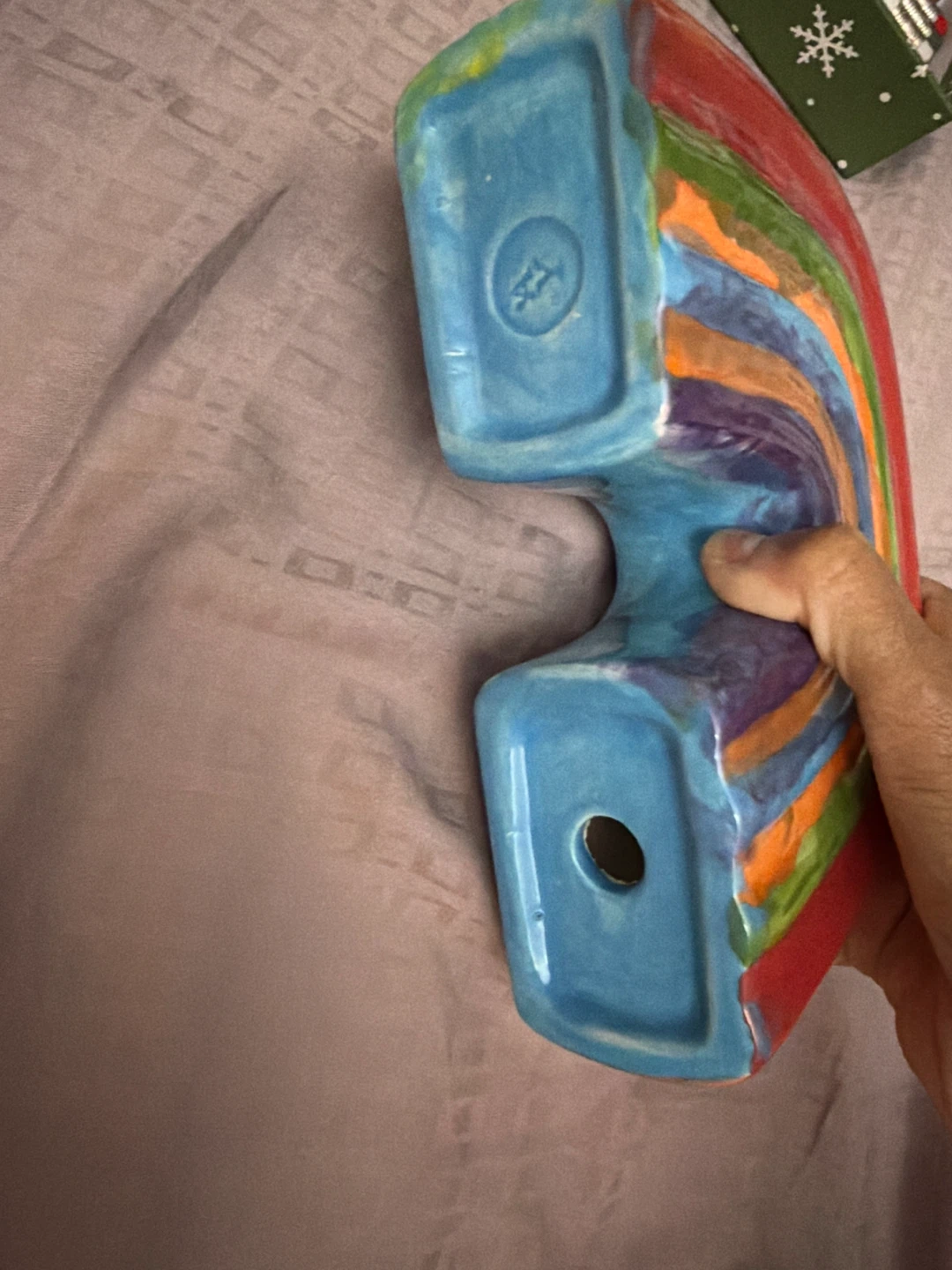 Rainbow vase or planter - photo 3