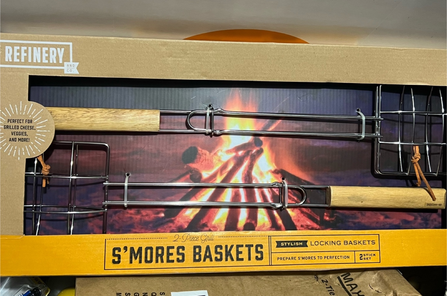 Refinery & Co. S'mores Baskets - 2 Piece Grill Set