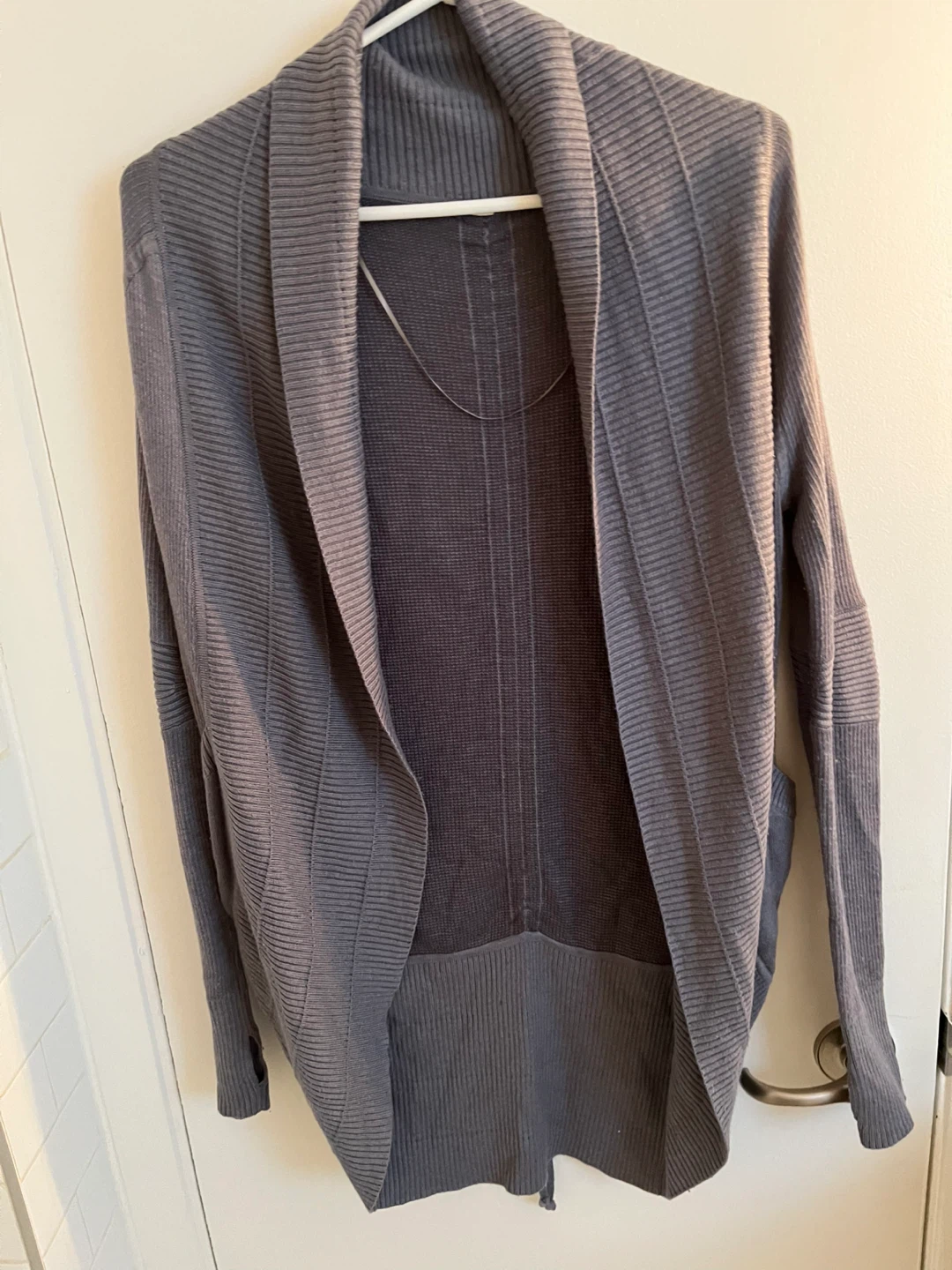 Lululemon Grey Cardigan Sweater