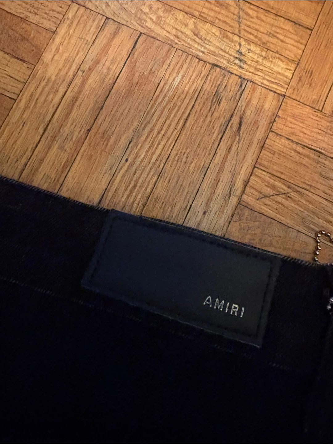 AMIRI Black Distressed Logo Jeans - photo 5