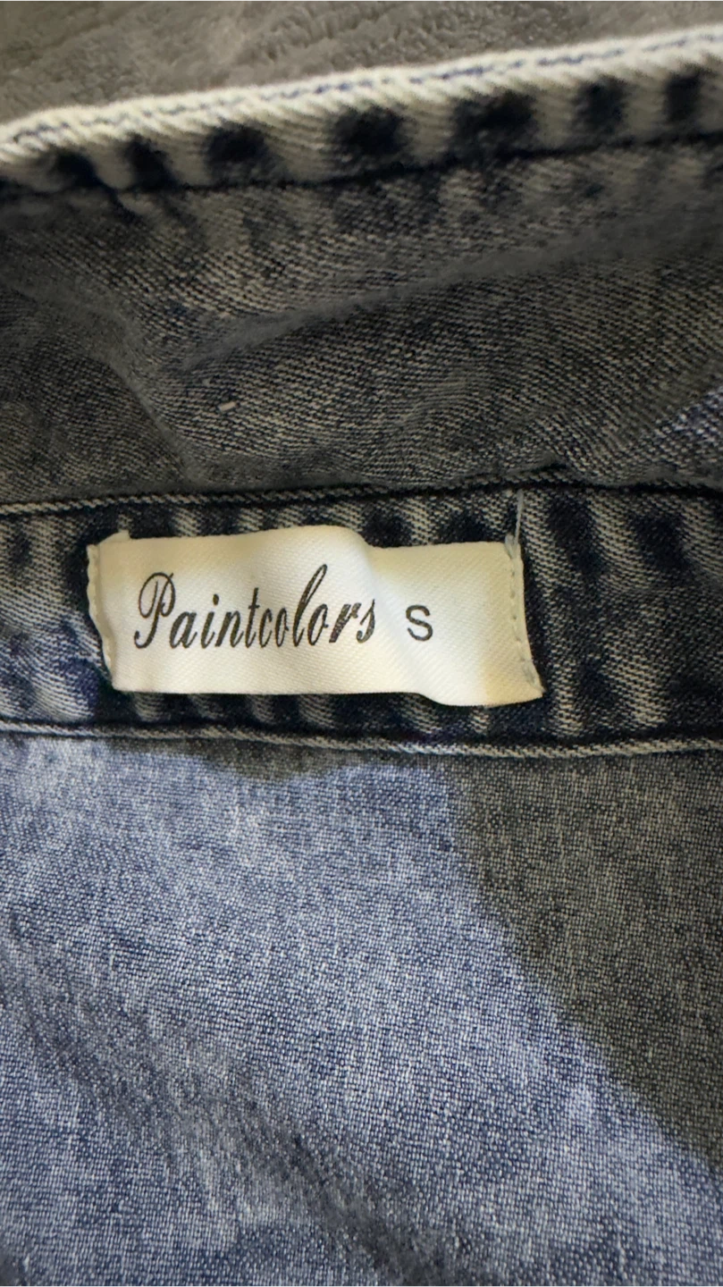 Paintcolors Women's Denim Shortall - Size S - photo 2