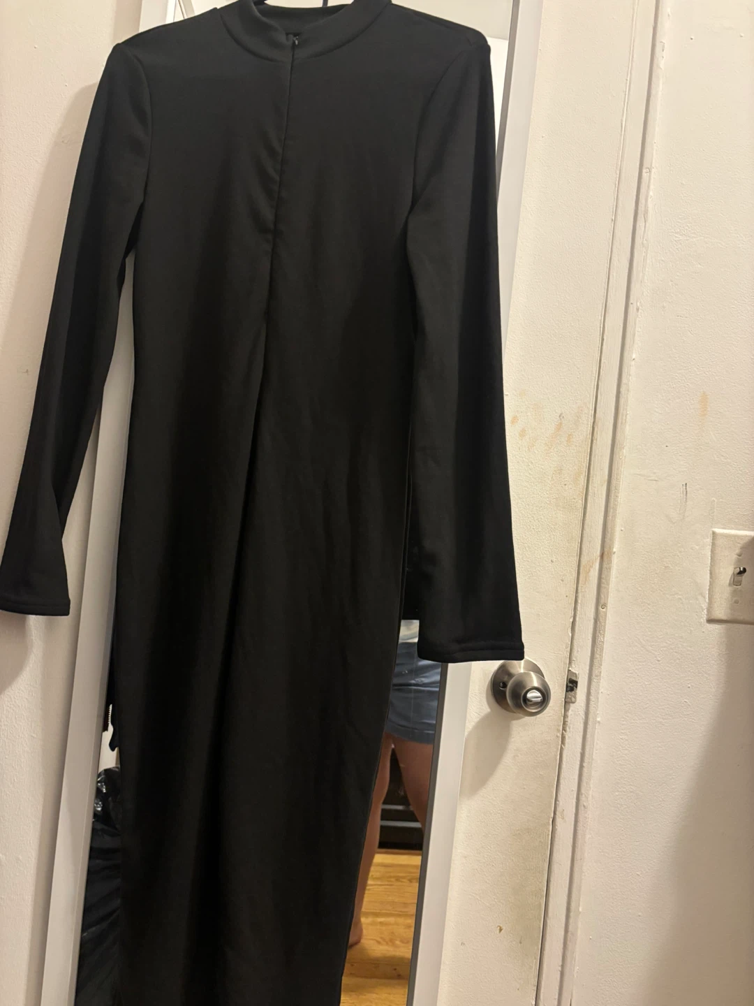 Black Long Sleeve Maxi Dress