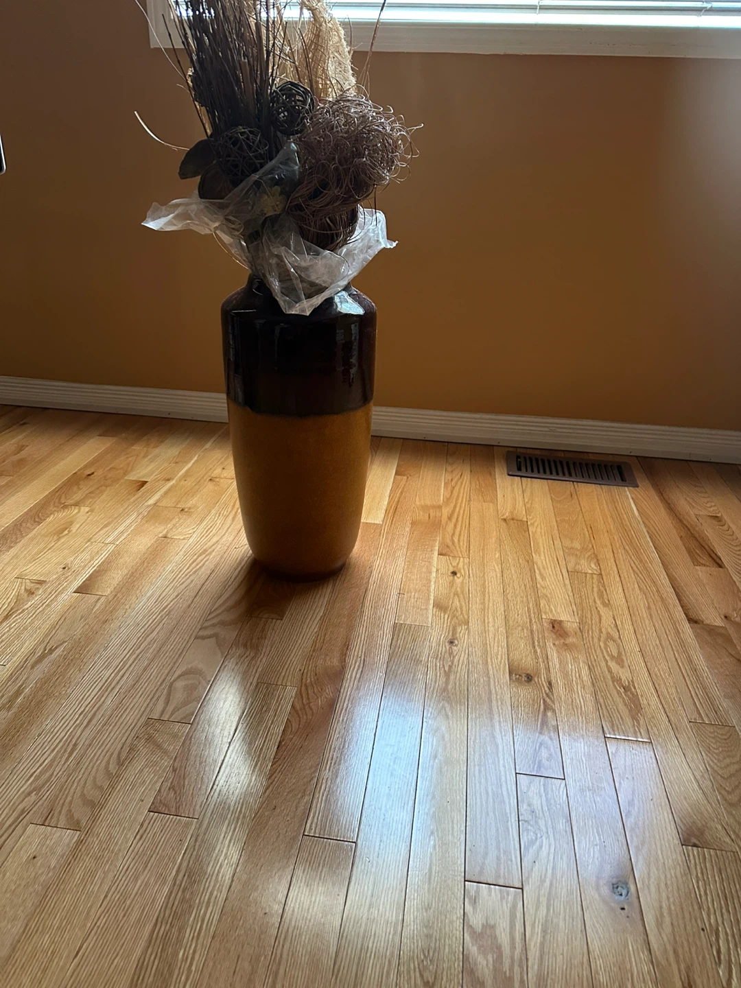 Large Decorative Vase with Dried Arrangement - photo 2