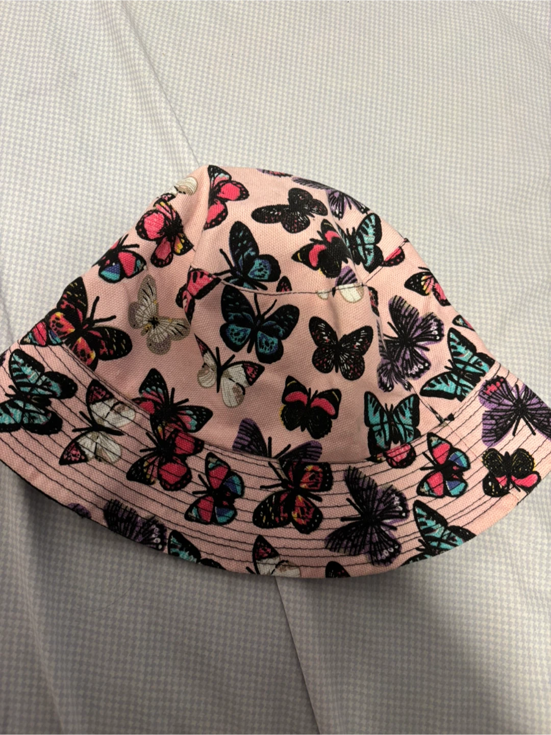 Pink Butterfly Bucket Hat - photo 2