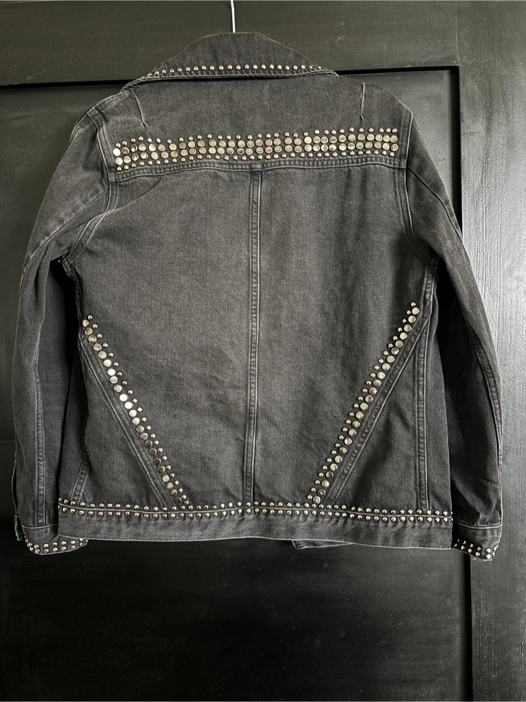 FRAME Denim Studded Trucker Jacket - photo 3