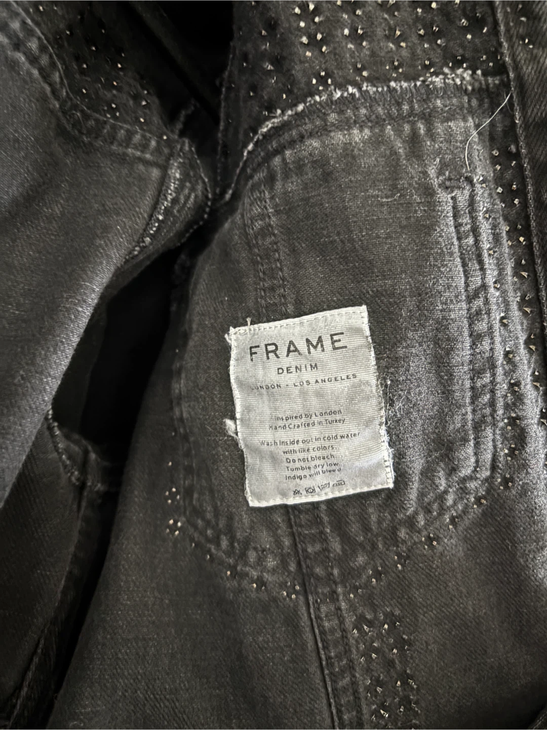 FRAME Denim Studded Trucker Jacket - photo 5