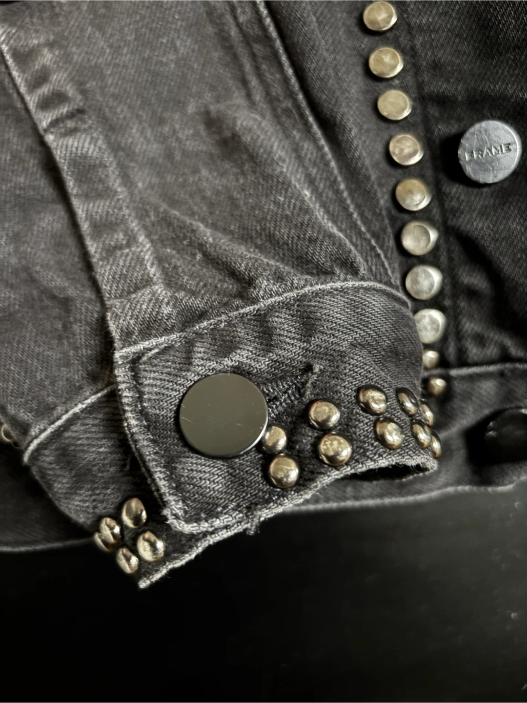 FRAME Denim Studded Trucker Jacket - photo 4