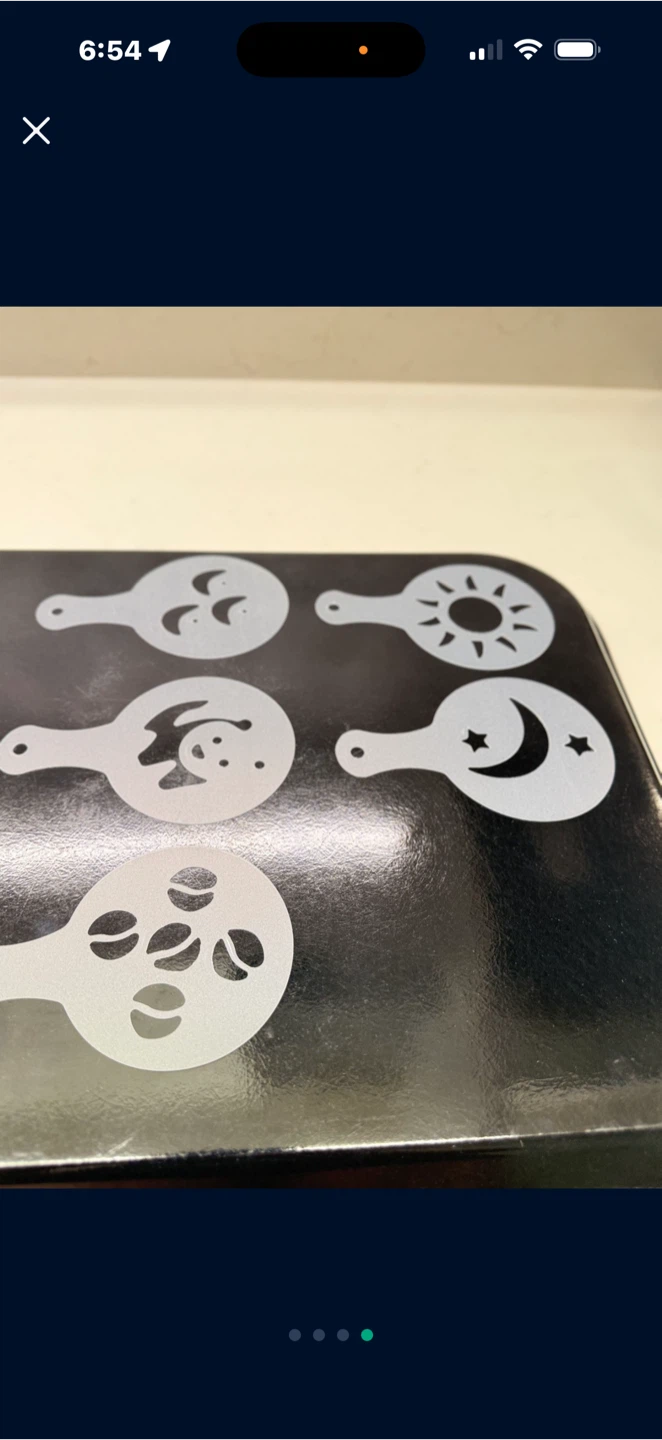 🧡 New Coffee Stencils (Set of 16) - photo 4