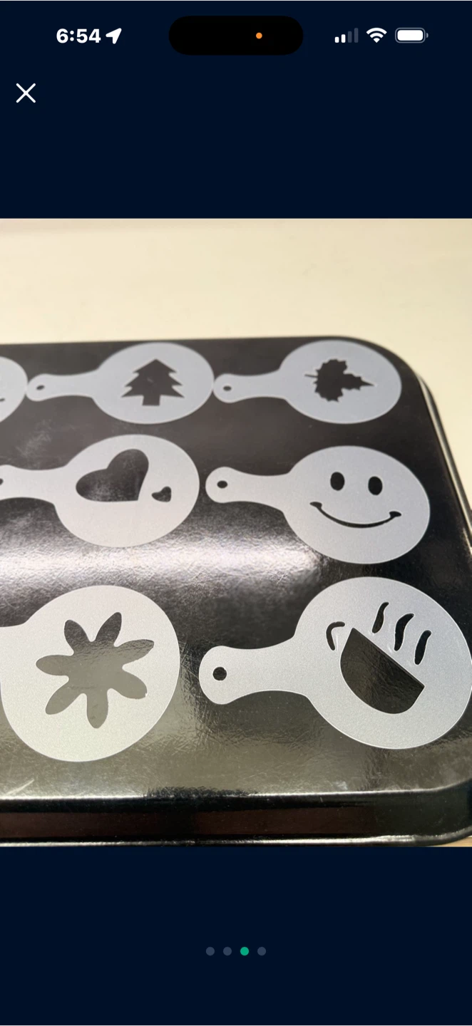 🧡 New Coffee Stencils (Set of 16) - photo 3