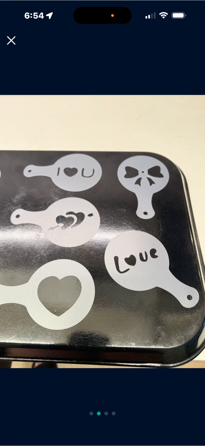 🧡 New Coffee Stencils (Set of 16) - photo 2