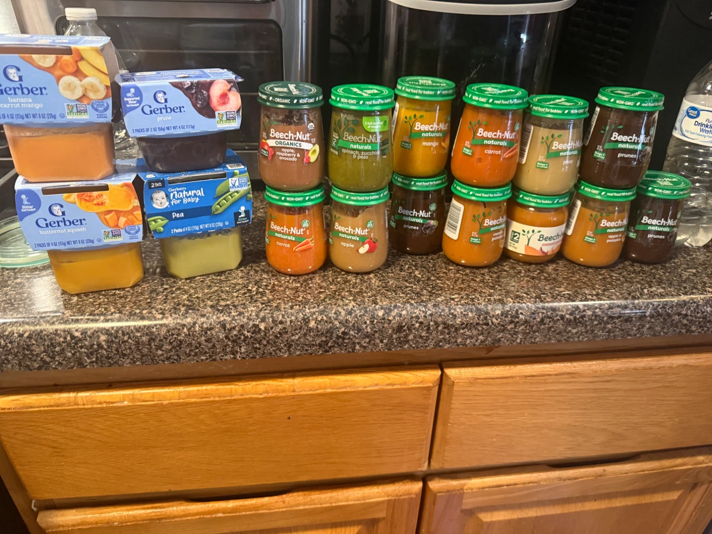 Gerber & Beech-Nut Baby Food Jars & Pouches