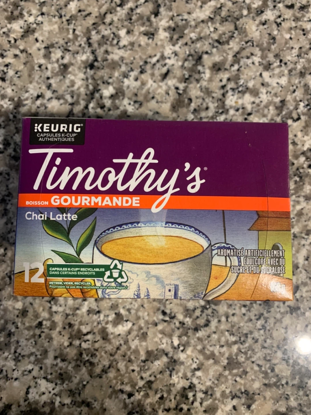 Timothy's Gourmande Chai Latte K-Cup Pods - 11 Pack
