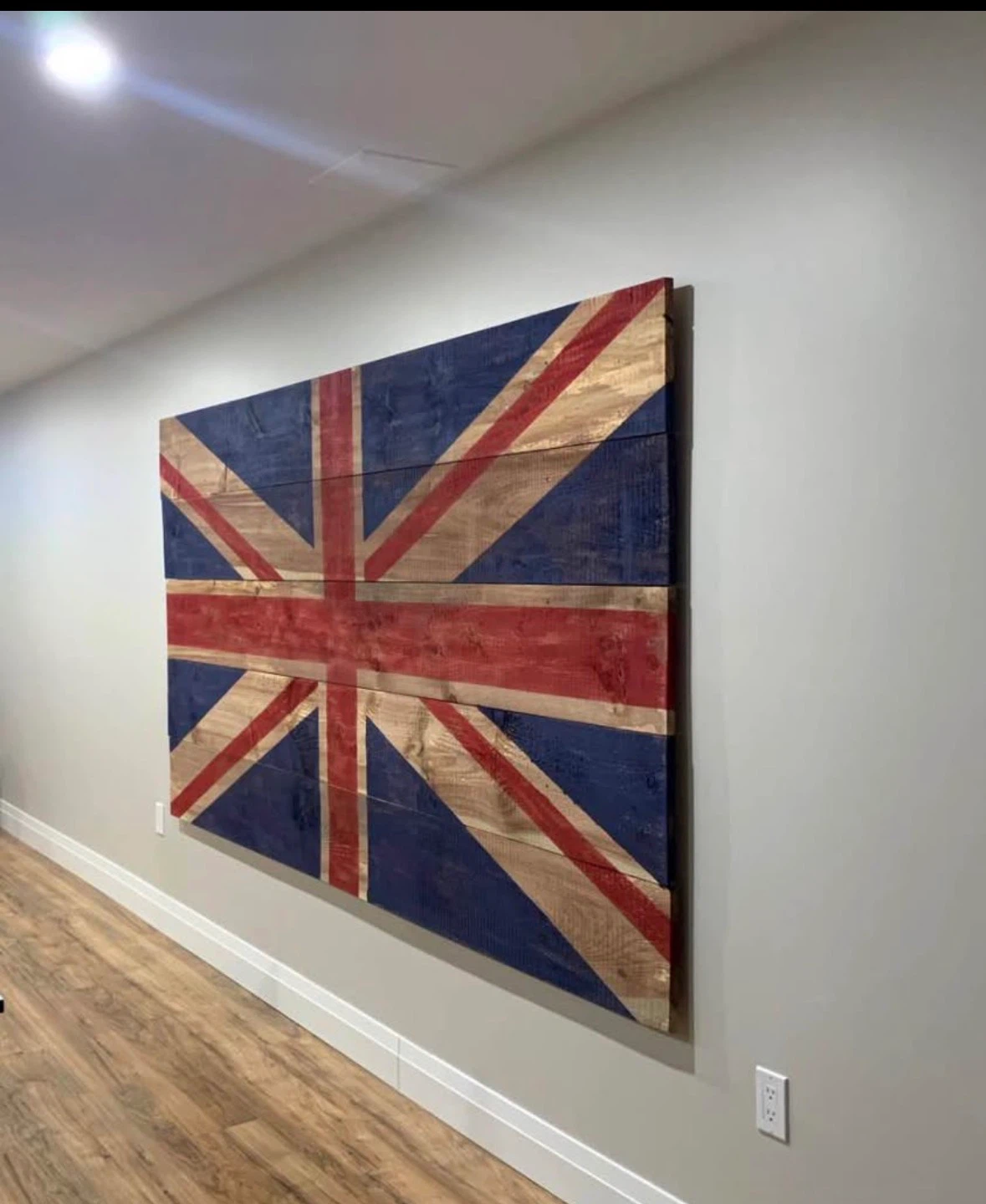 Union Jack Wooden Wall Art 8’x5’