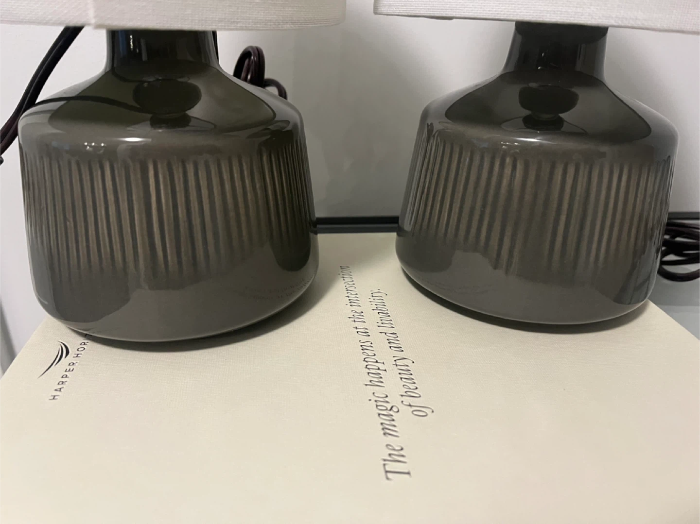 Set of 2 Ceramic Table Lamps - photo 5