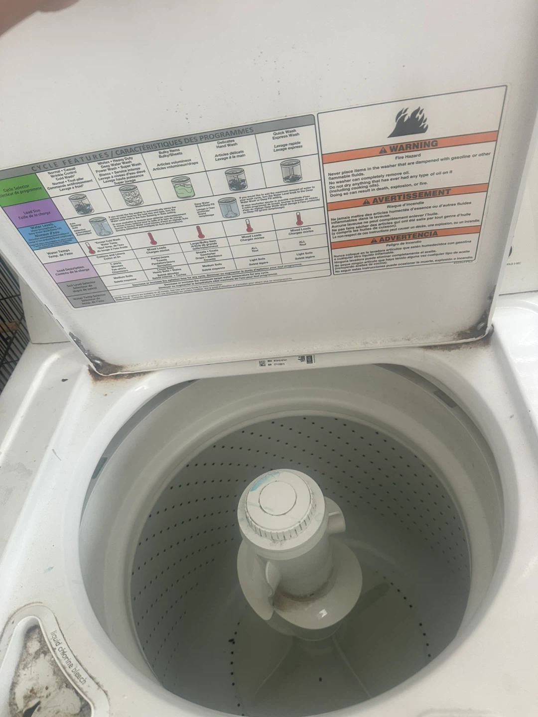 Amana Top Load Washing Machine - photo 2
