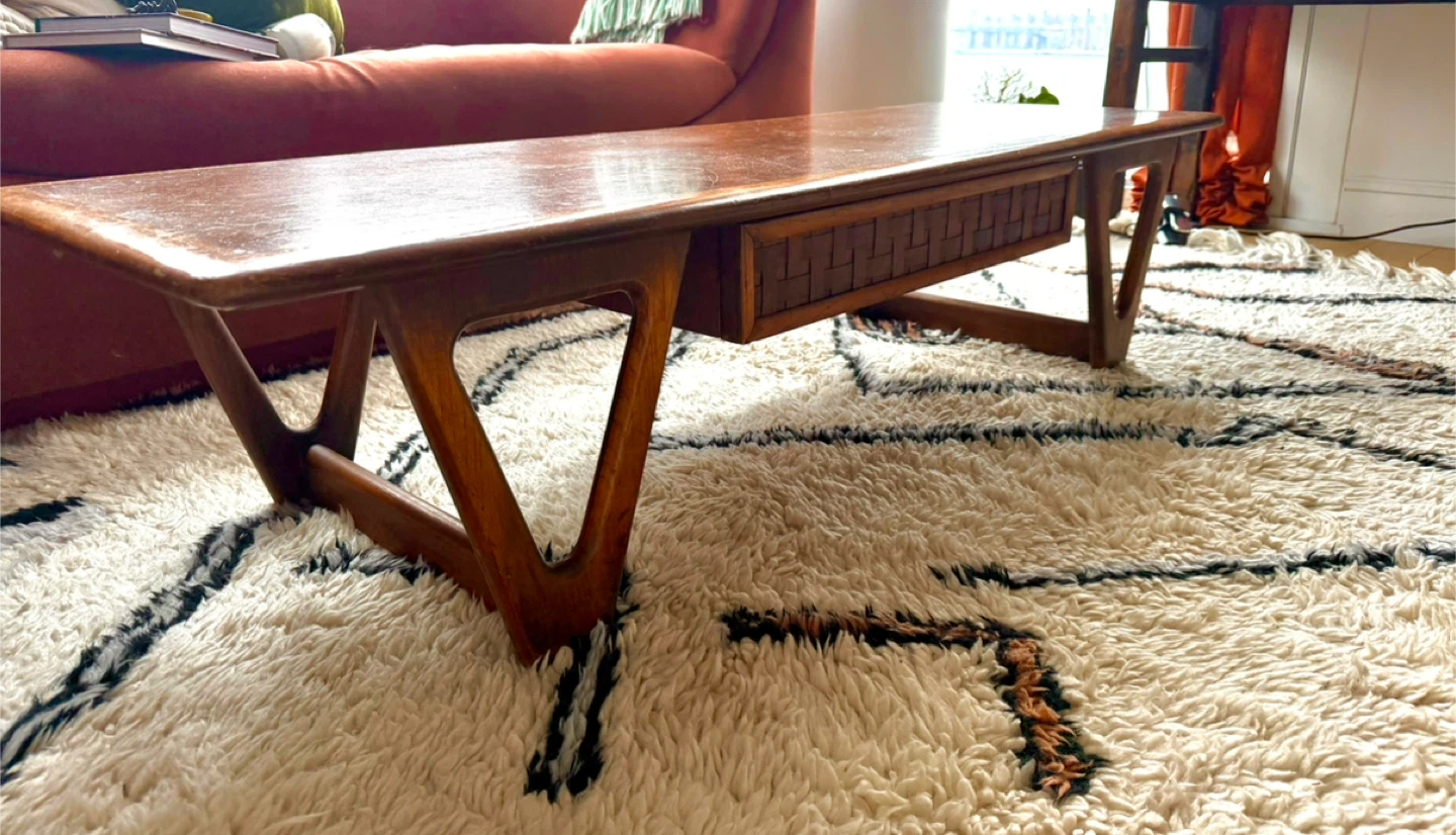 Lane Coffee Table with Drawer - photo 4