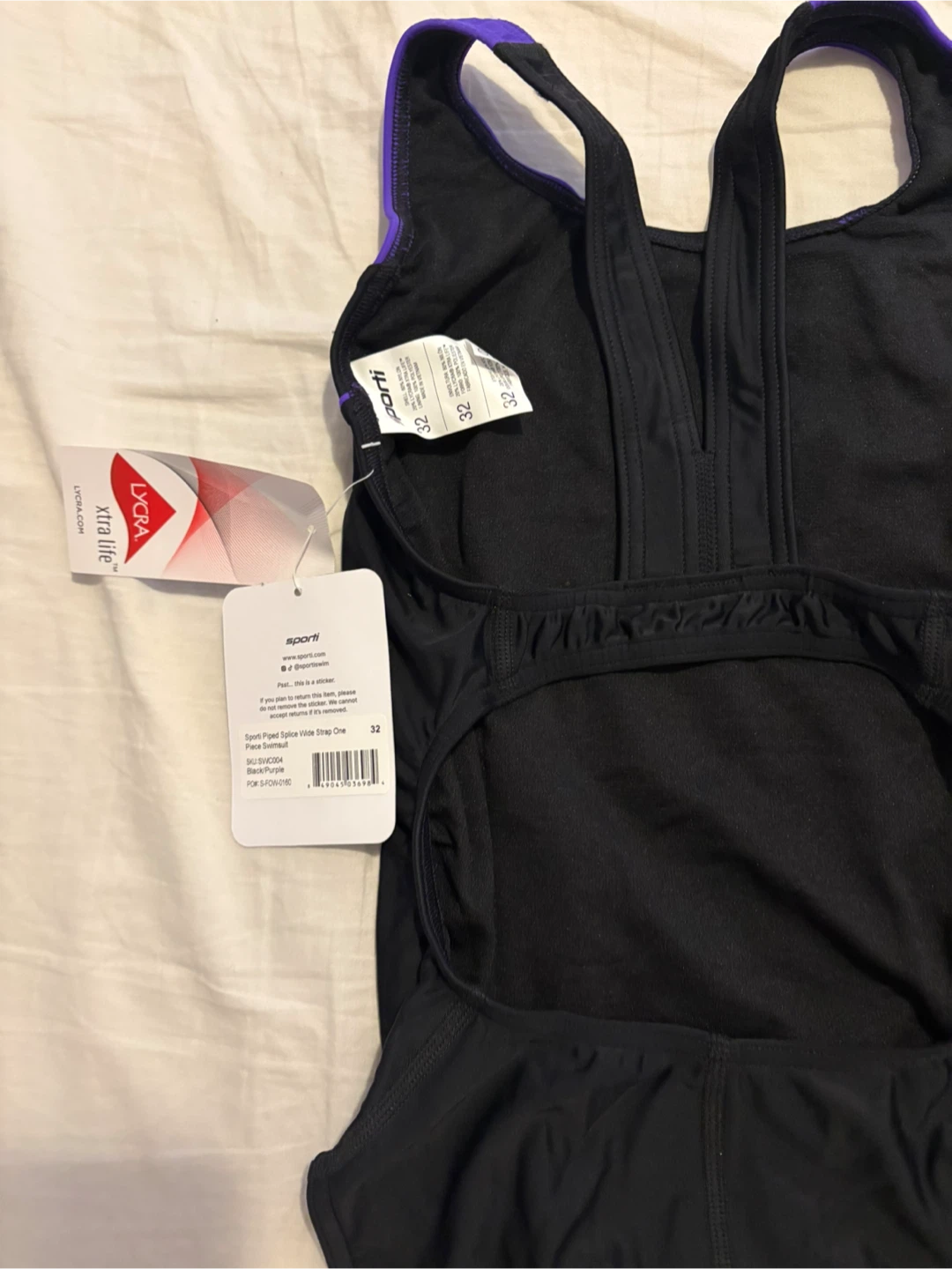 New kids Sporti One Piece Swimsuit Sz-32 - photo 3