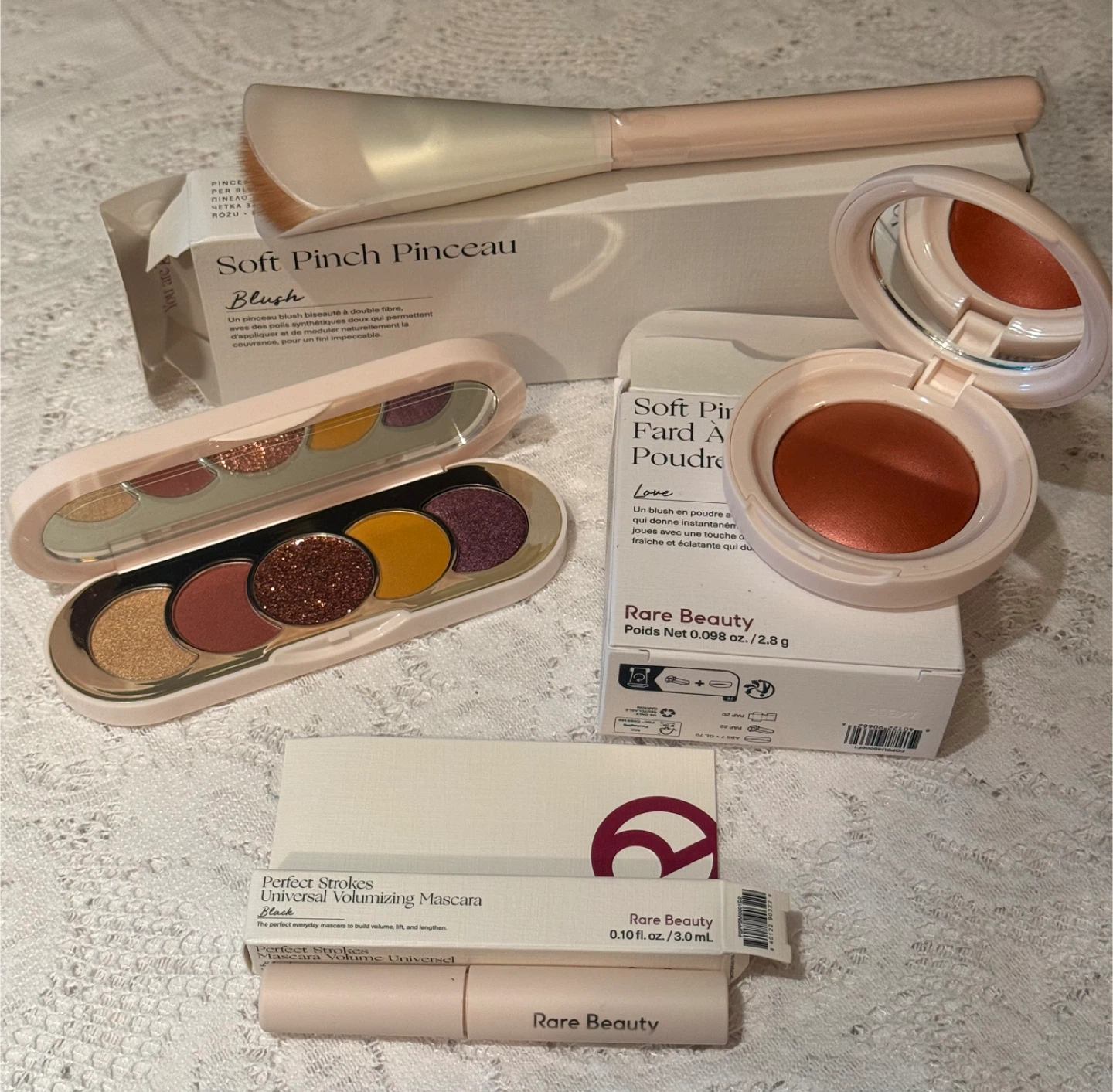 Rare Beauty Bundle - Blush, Brush & Limited Edition Eye Makeup 🆕