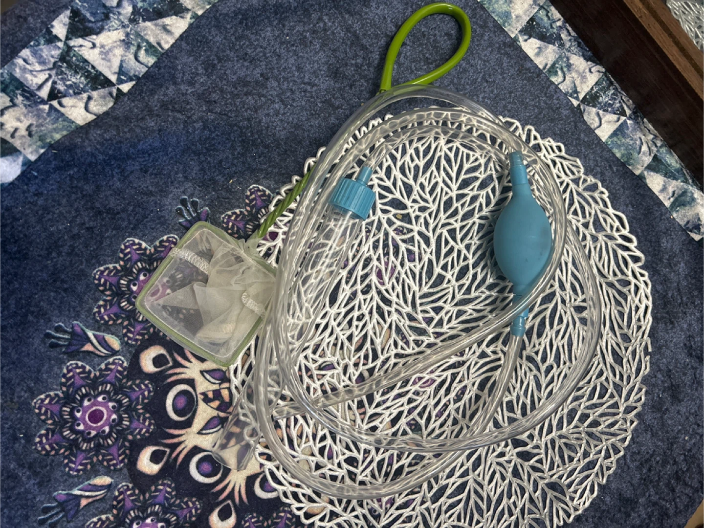 Aquarium Gravel Cleaner and Net Set
