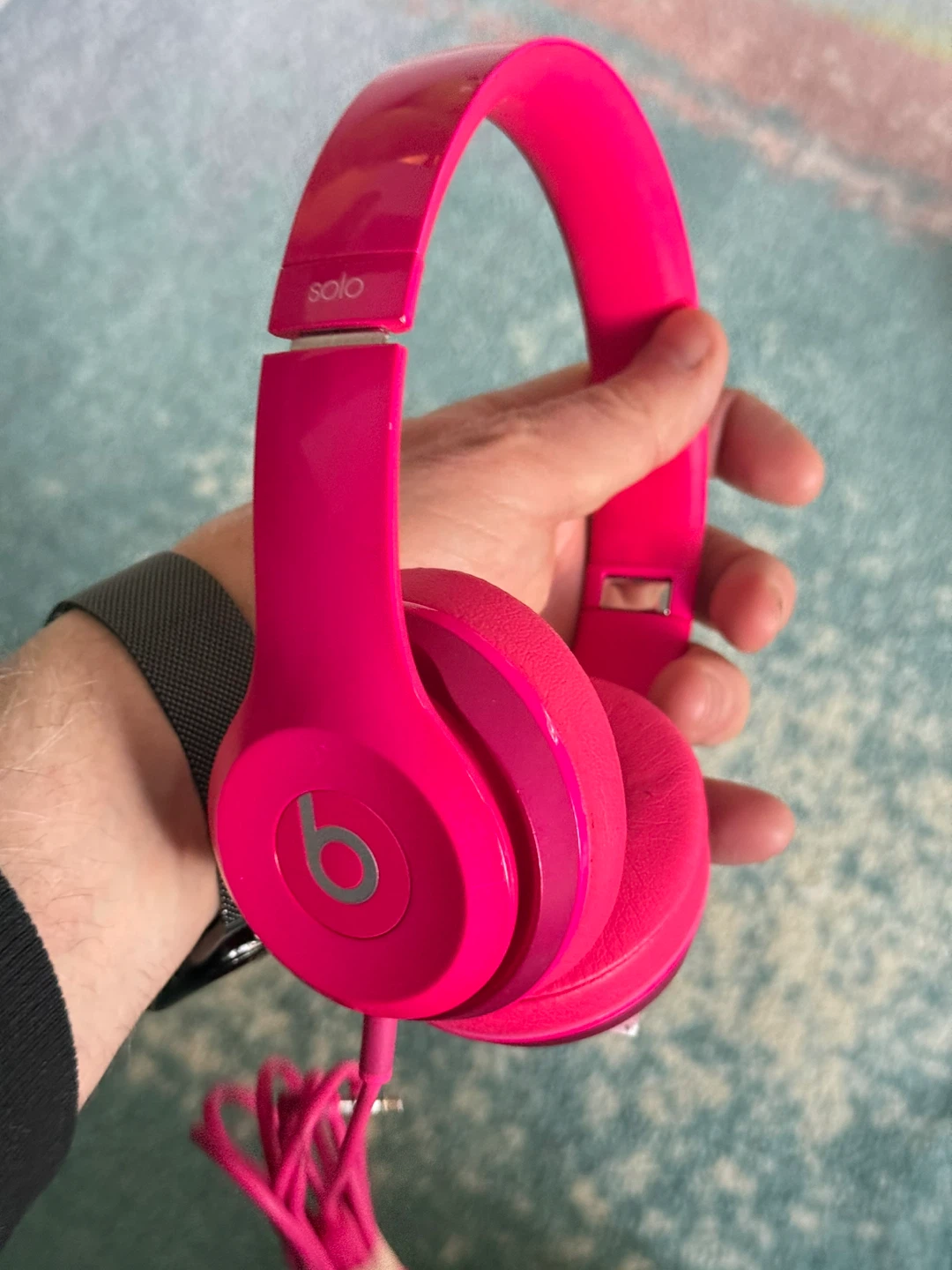 Beats Solo Pink Headphones - photo 3