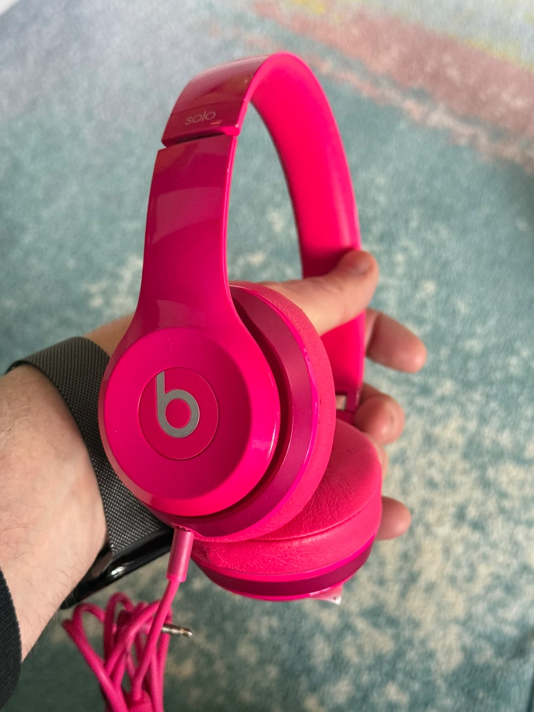 Beats Solo Pink Headphones - photo 4
