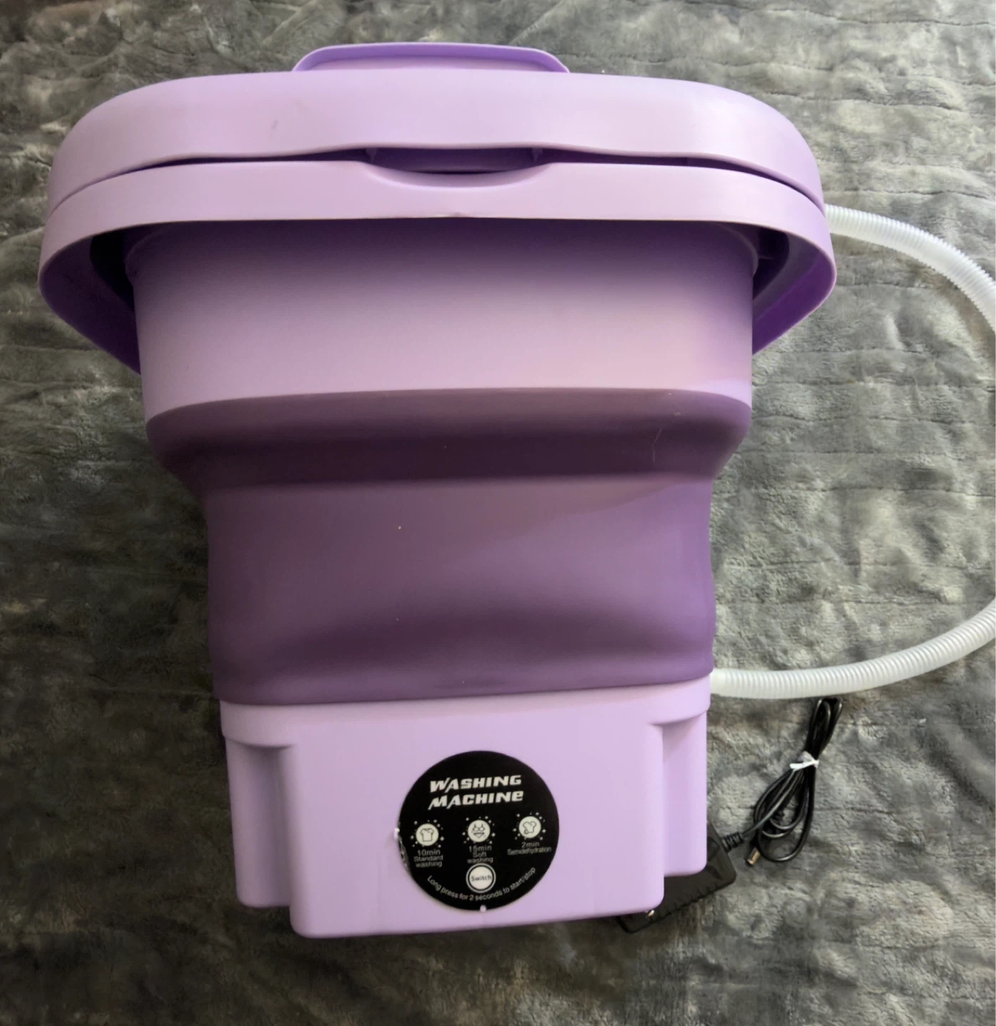 Delira Purple Portable Folding Washing Machine