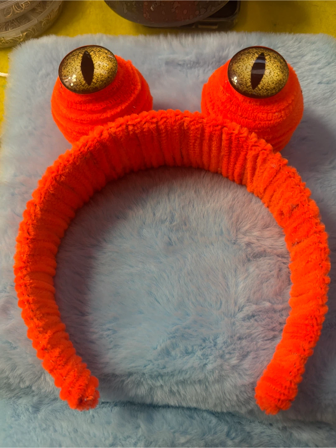 Orange Frog Eye Headband
