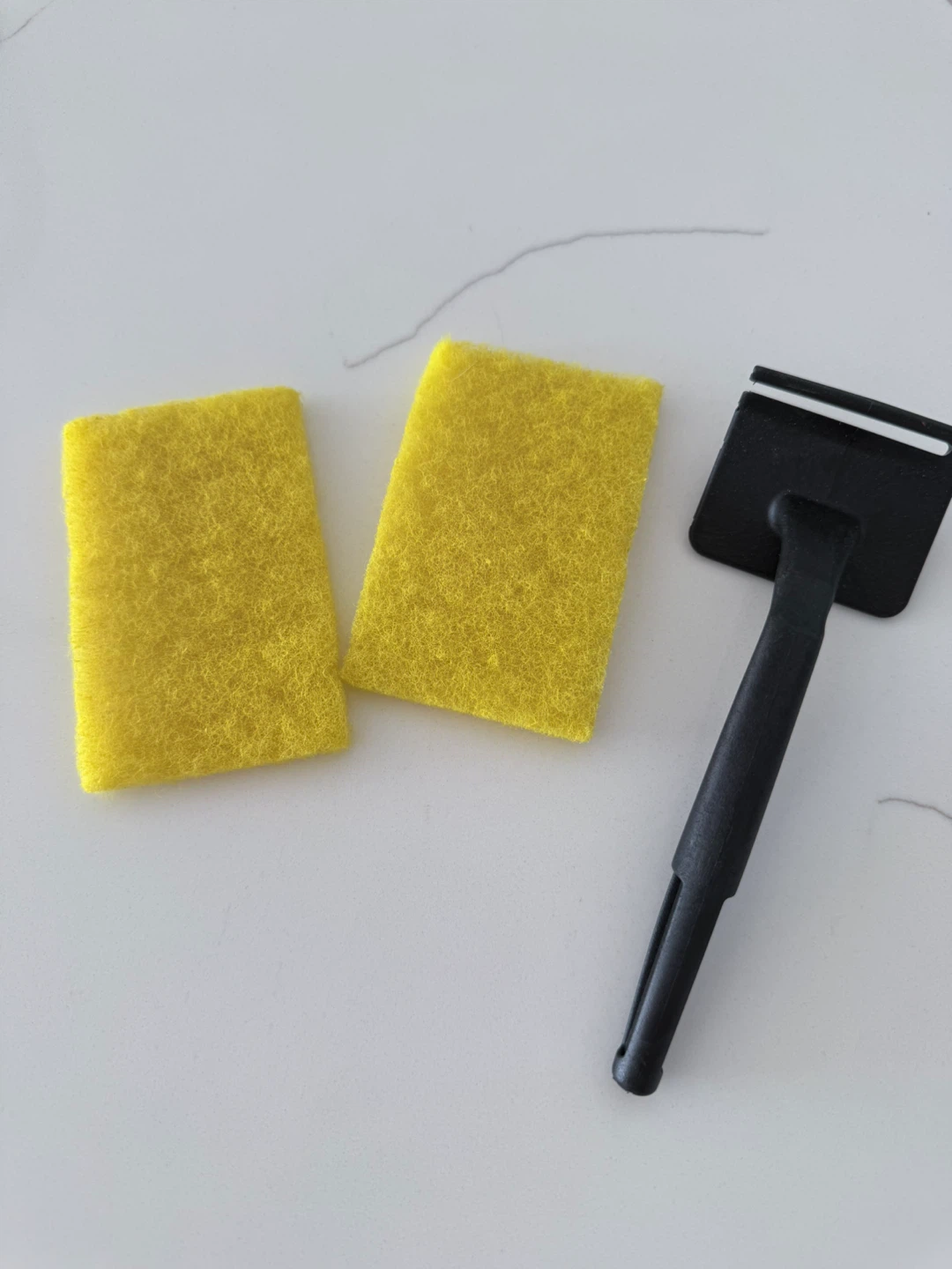Scraper Tool with 2 Yellow Scrub Sponges - photo 2