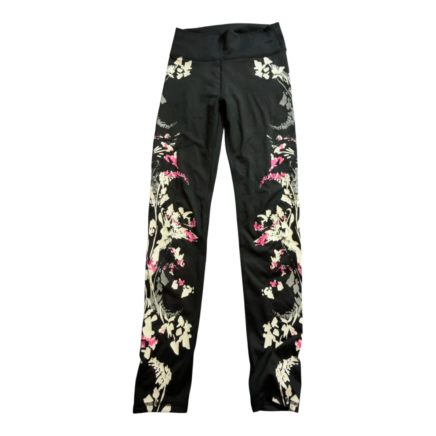 Fabletics Black Floral Print Leggings