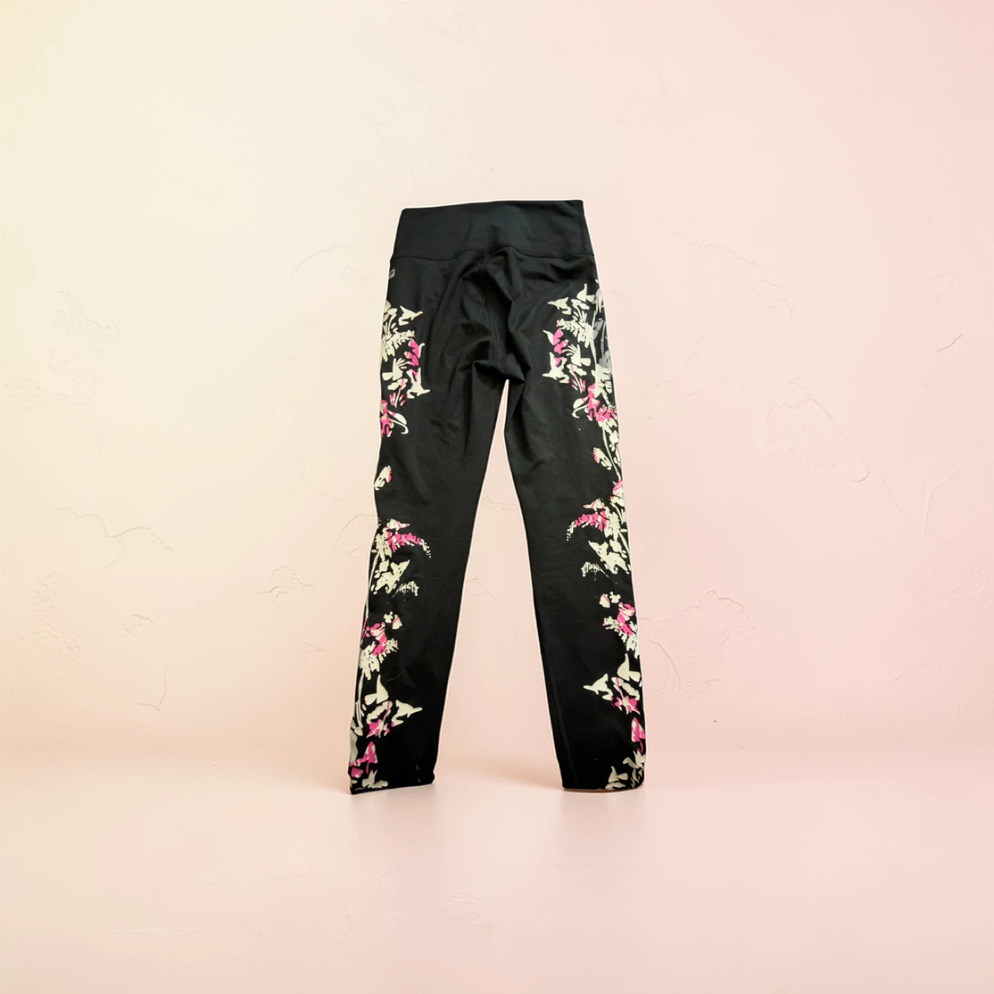 Fabletics Black Floral Print Leggings - photo 2