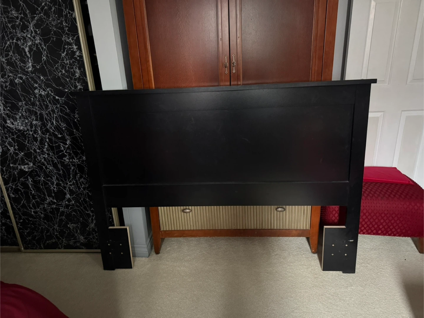 Modern Black Headboard