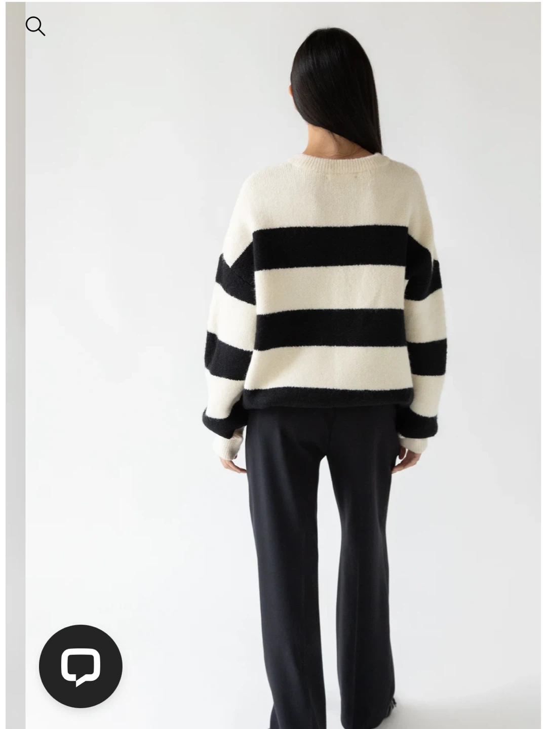 OAK + FORT Striped Sweater Small (Oversized) EUC - photo 4