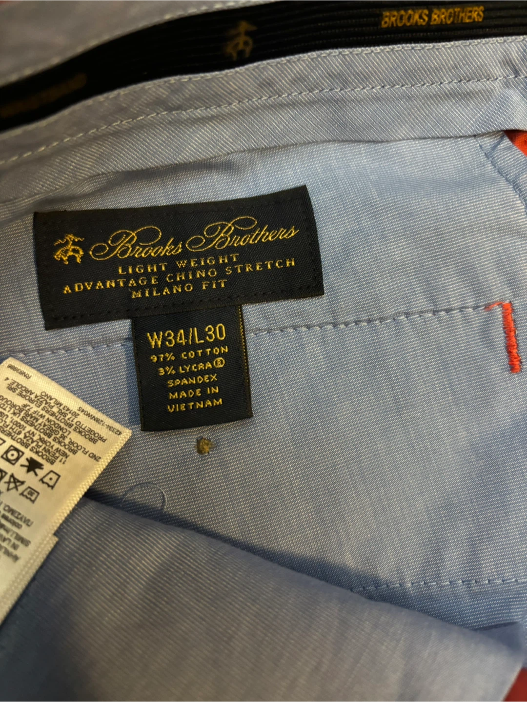 Brooks Brothers Adventure Chino Stretch, Milano Fit - photo 3