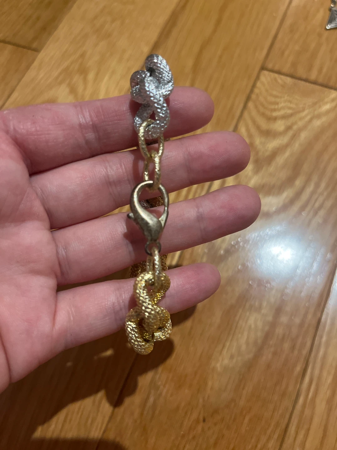 Two-Tone Chain Bracelet - photo 2