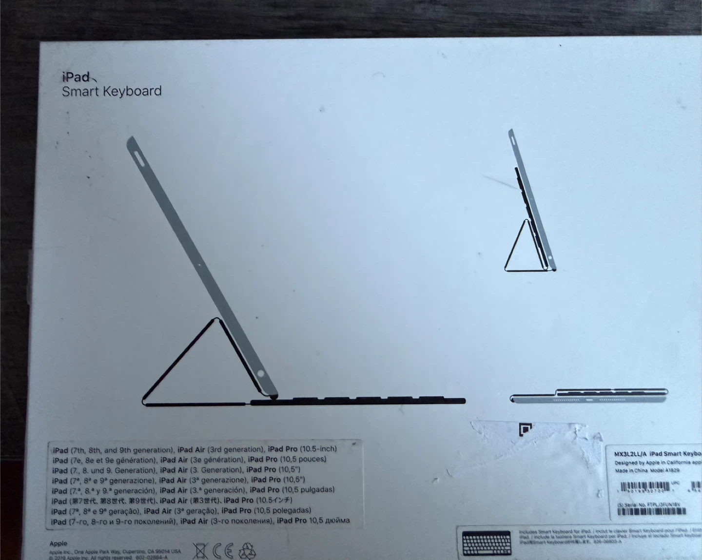 Apple Smart Keyboard for 10.5-inch iPad Pro - photo 4