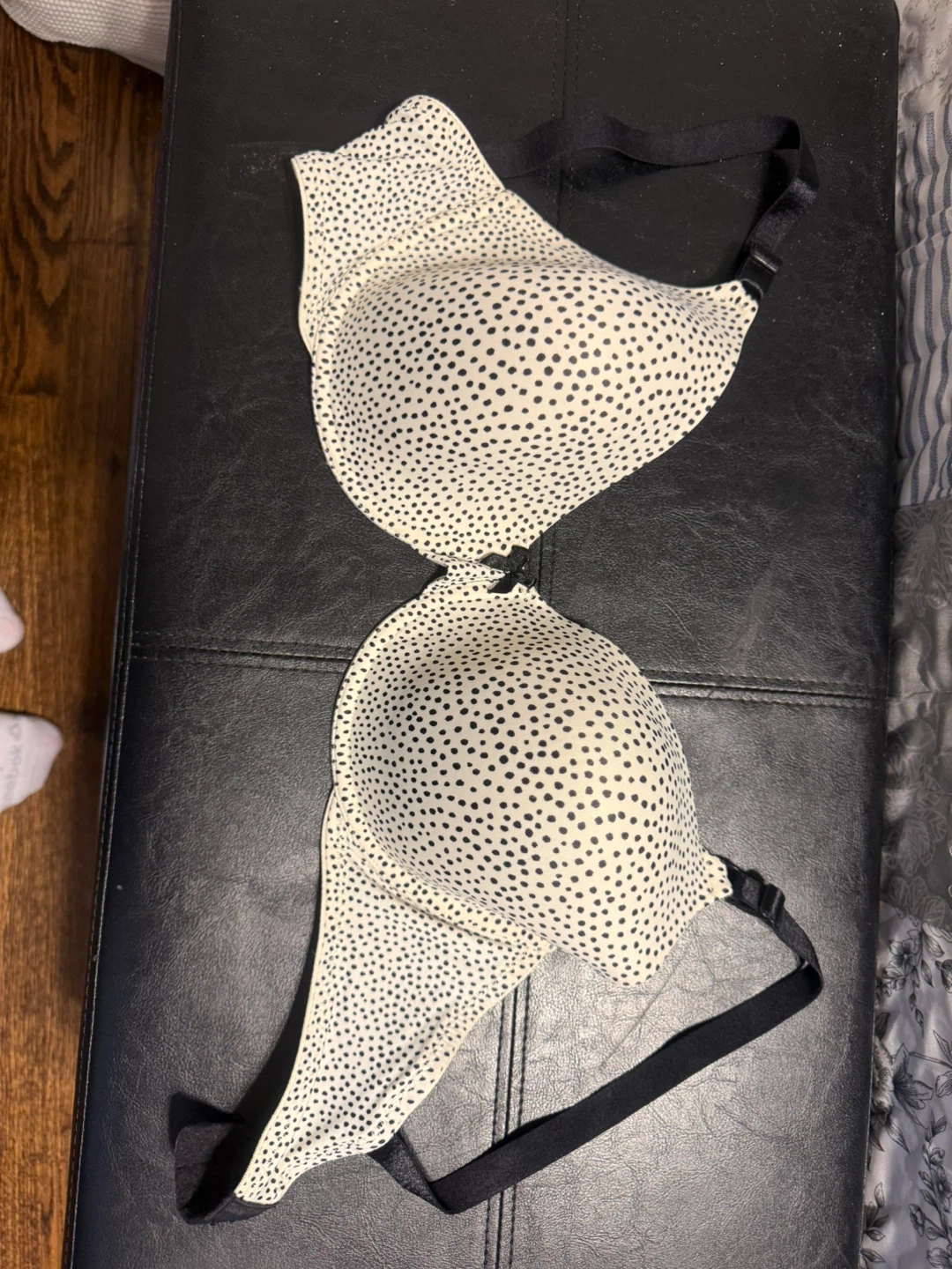 Maidenform 36DD Black & White Polka Dot Bra - photo 2