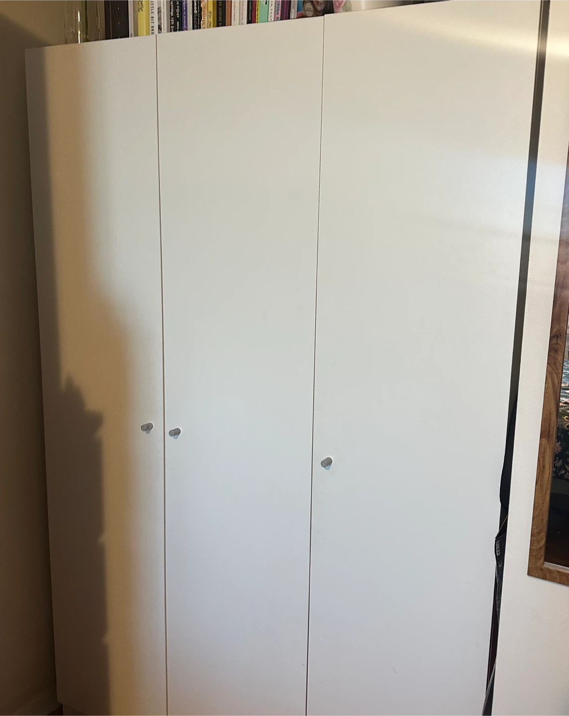 White 3-Door Wardrobe
