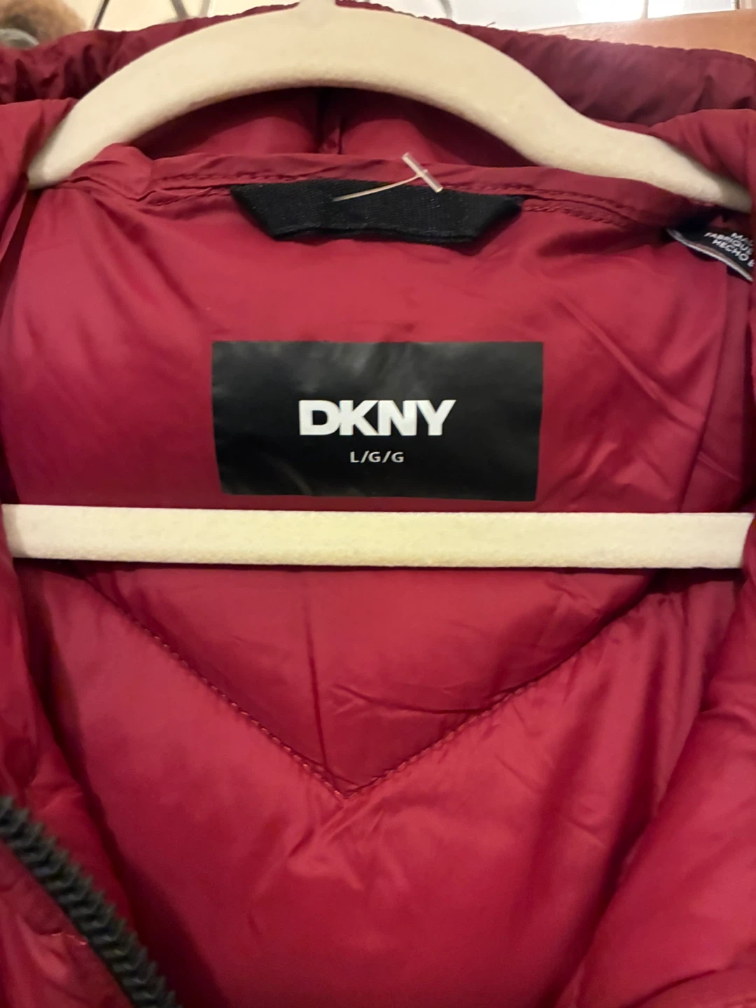 DKNY Puffer Jacket Red Size L - photo 2