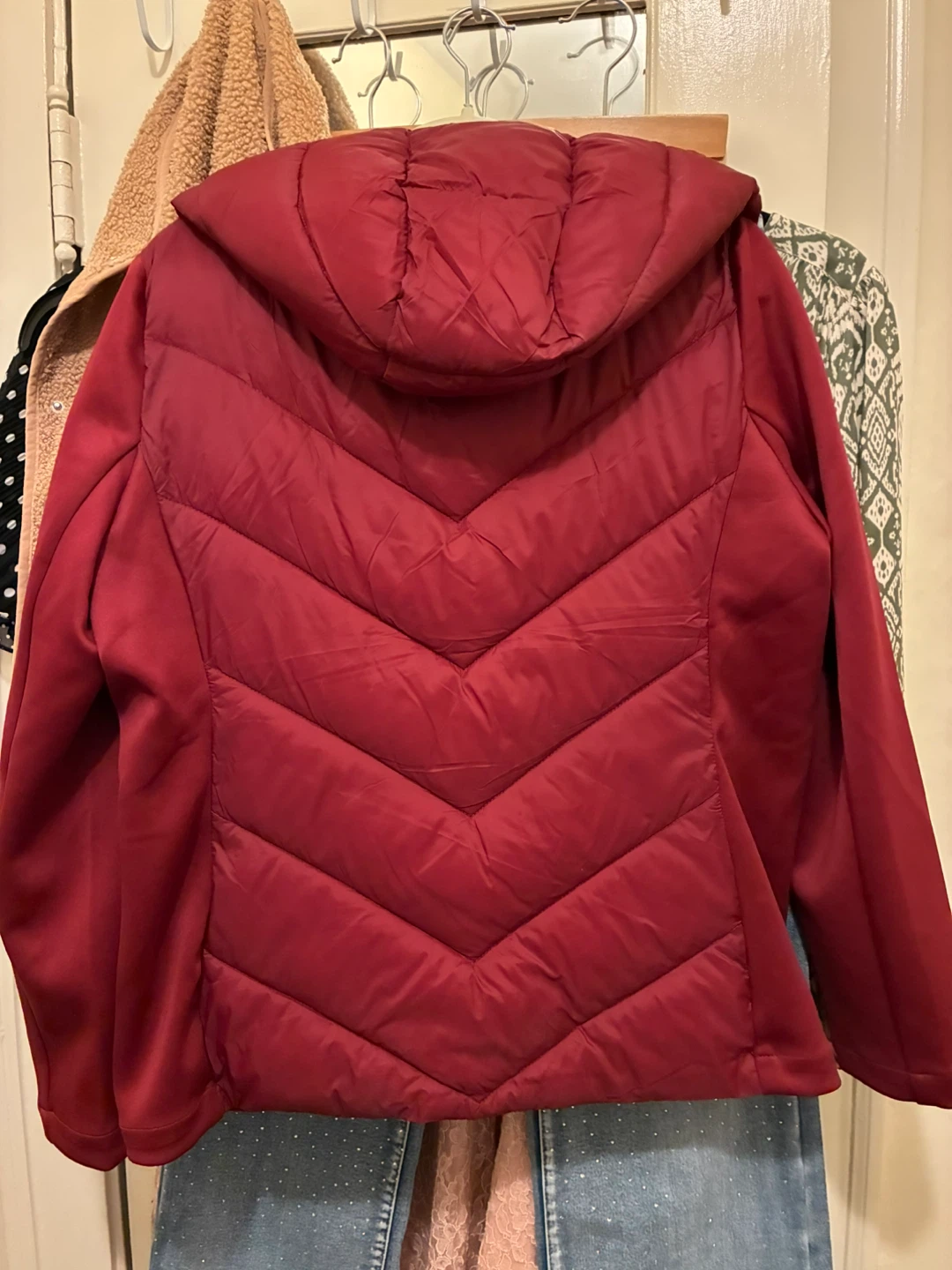 DKNY Puffer Jacket Red Size L - photo 3
