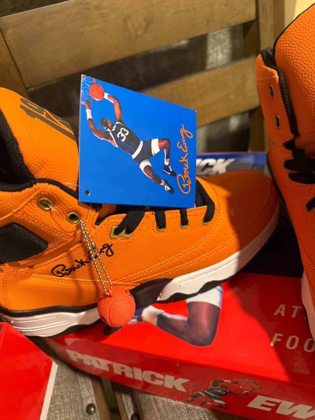 Patrick Ewing 1986 Rookie of the Year Shoes - photo 2