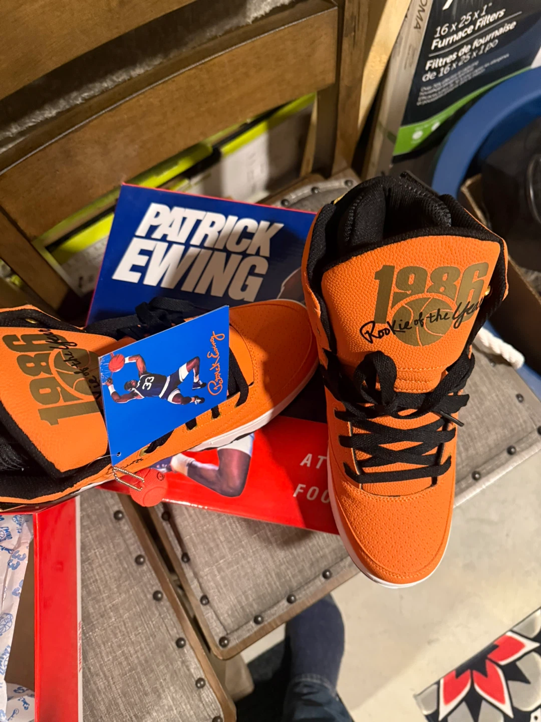 Patrick Ewing 1986 Rookie of the Year Shoes