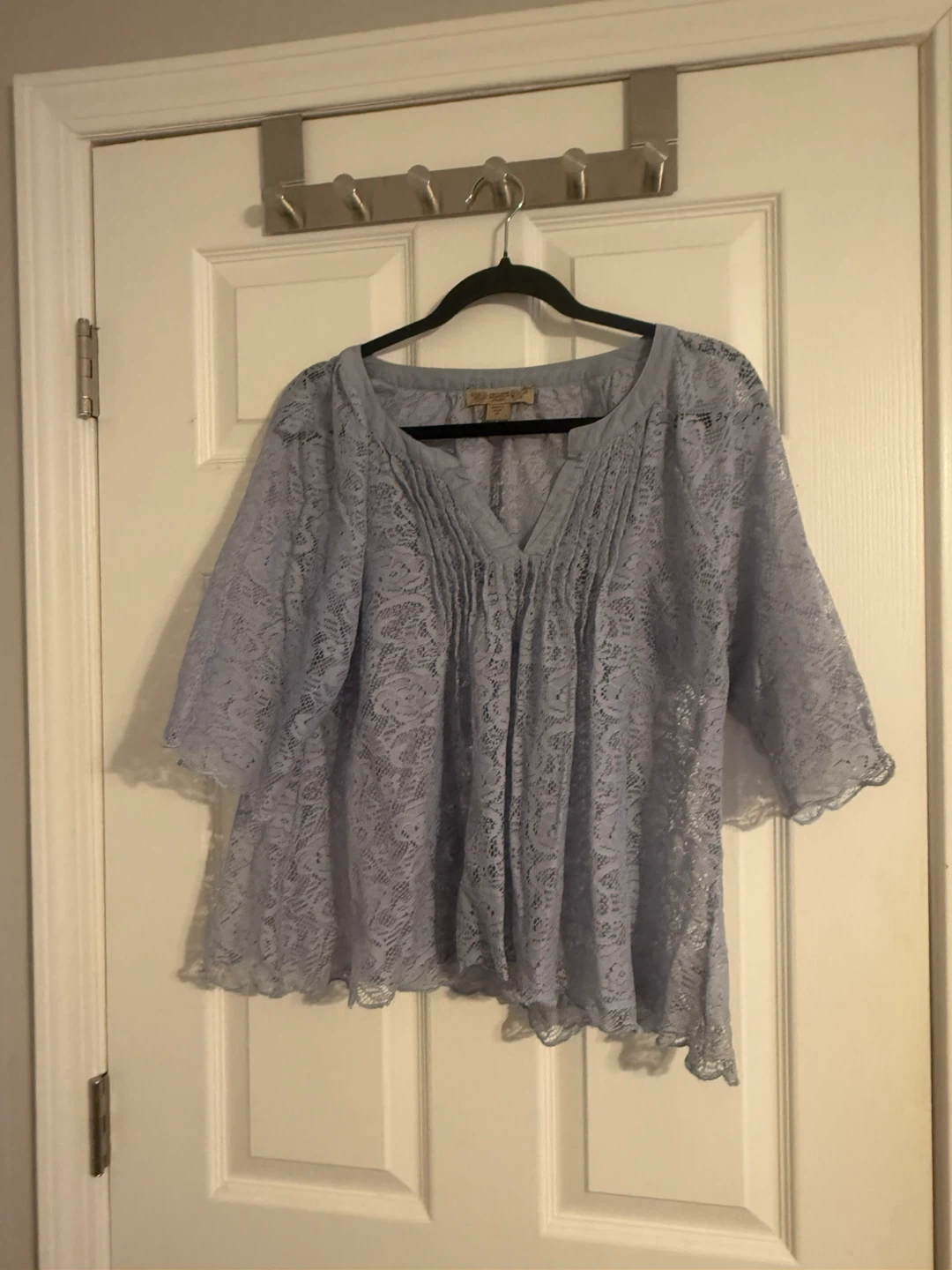 Vintage America Blues Lace Blouse - photo 2