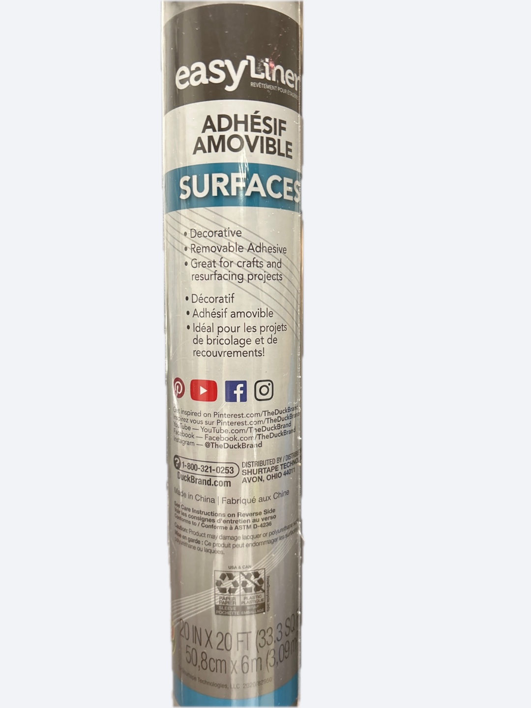 easyLiner Removable Adhesive Shelf Liner - Marble - photo 3